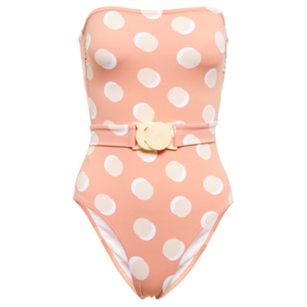 ERES Nuit Lune One-Piece Bandeau Swimsuit in Lune Coquillage-  Size 38/US 6